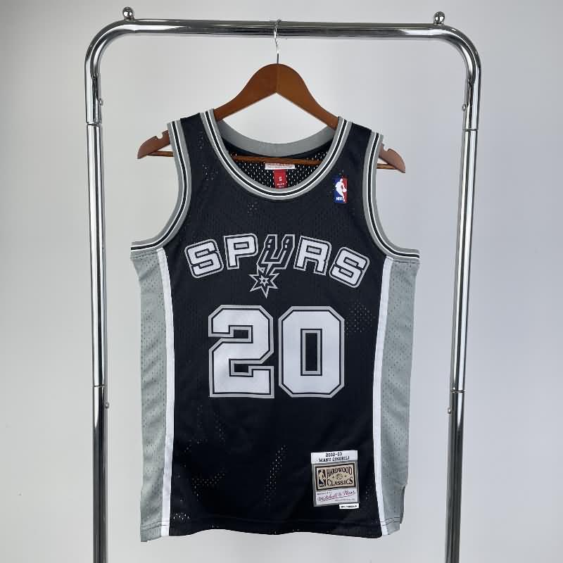 San Antonio Spurs 2002/03 Black Classics Basketball Jersey (Hot Press)