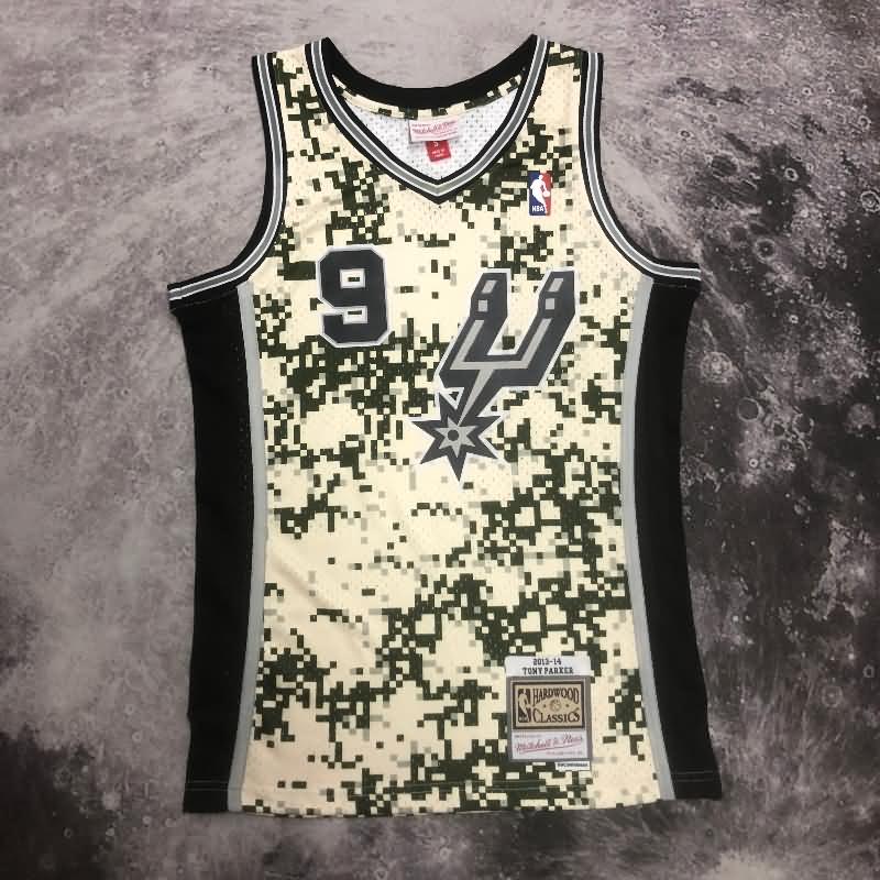 San Antonio Spurs 2013/14 Camouflage Classics Basketball Jersey (Hot Press)