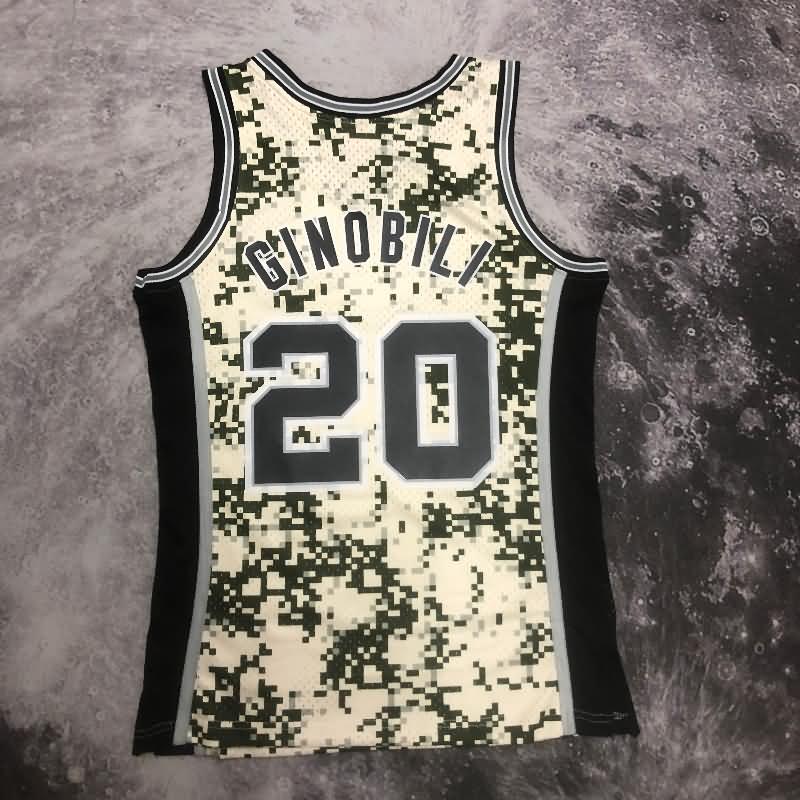 San Antonio Spurs 2013/14 Camouflage Classics Basketball Jersey (Hot Press)