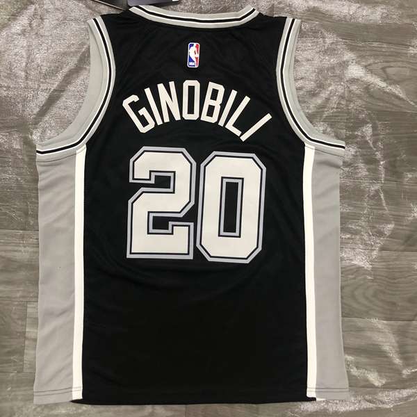 San Antonio Spurs 20/21 Black Basketball Jersey (Hot Press)