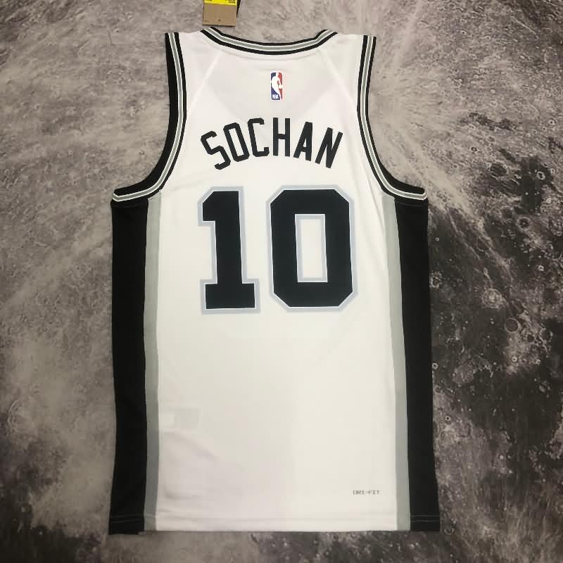 San Antonio Spurs 22/23 White Basketball Jersey (Hot Press)