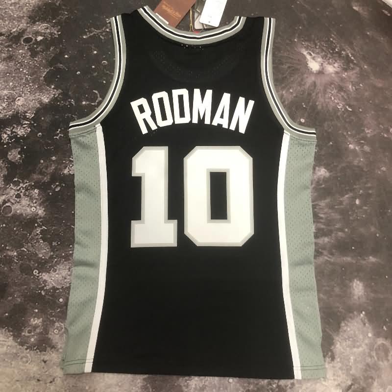 San Antonio Spurs 1993/94 Black Classics Basketball Jersey (Hot Press)