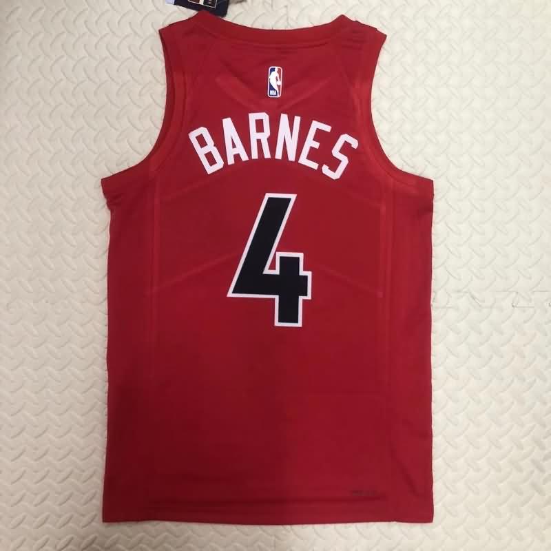 Toronto Raptors 22/23 Red Basketball Jersey (Hot Press)