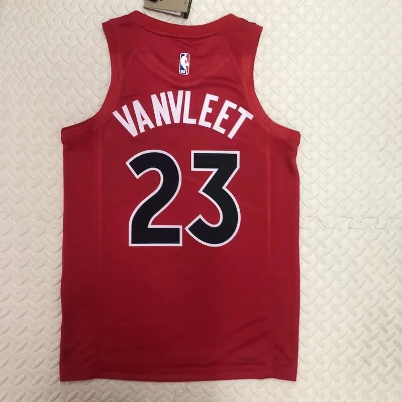 Toronto Raptors 22/23 Red Basketball Jersey (Hot Press)