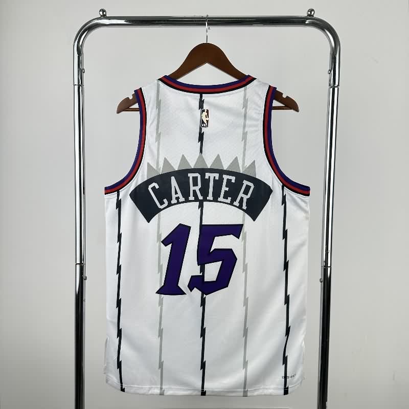 Toronto Raptors 25/26 White Classics Basketball Jersey (Hot Press)