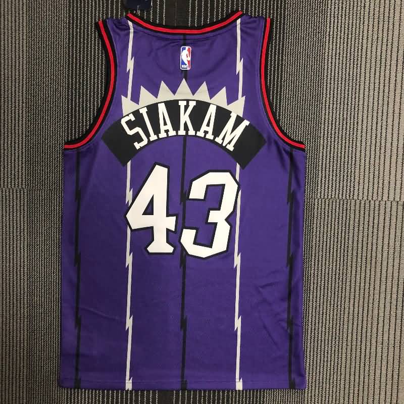 Toronto Raptors Purple Classics Basketball Jersey (Hot Press)