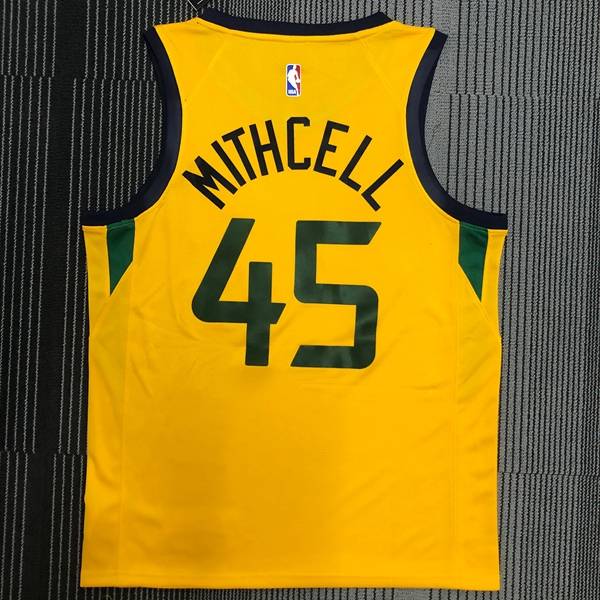 Utah Jazz 20/21 Yellow Basketball Jersey (Hot Press)