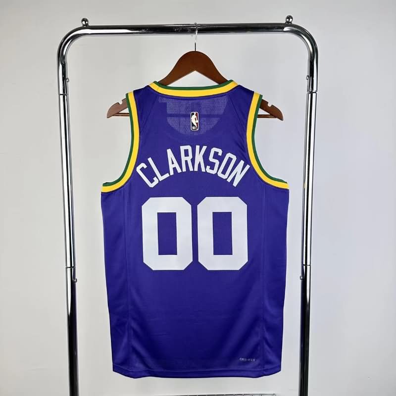 Utah Jazz 23/24 Purple Classics Basketball Jersey (Hot Press)