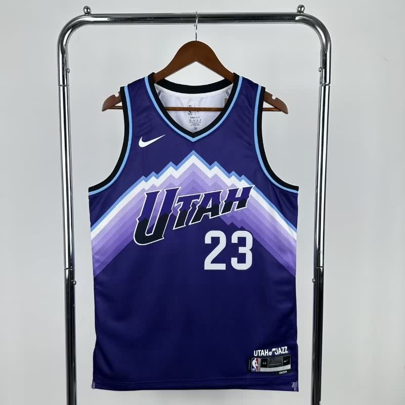 Utah Jazz 25/26 Purple Basketball Jersey (Hot Press) Utah Jazz 25/26 Purple Basketball Jersey (Hot Press)