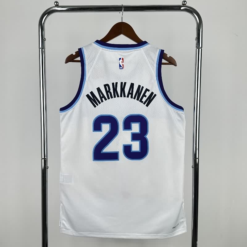Utah Jazz 25/26 White Basketball Jersey (Hot Press)