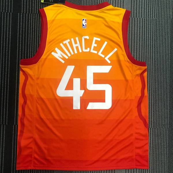 Utah Jazz Orange Basketball Jersey (Hot Press)