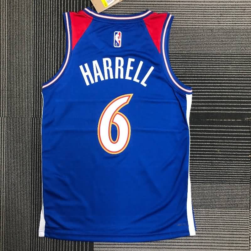 Washington Wizards 21/22 Blue City Basketball Jersey (Hot Press)