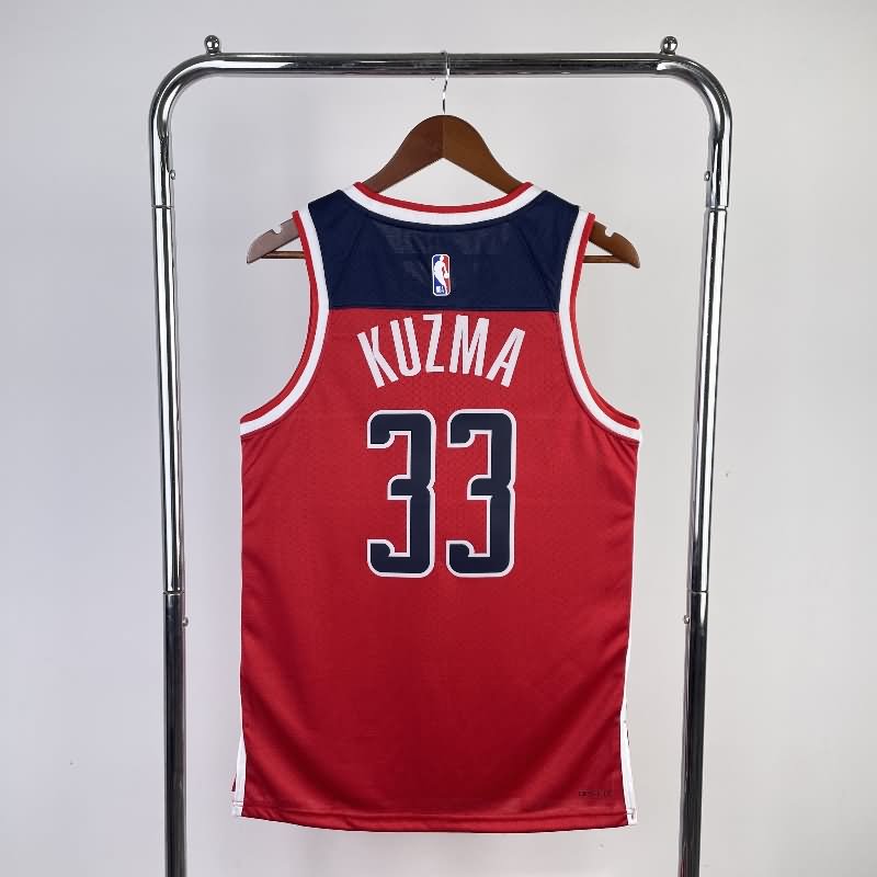 Washington Wizards 22/23 Red Basketball Jersey (Hot Press)