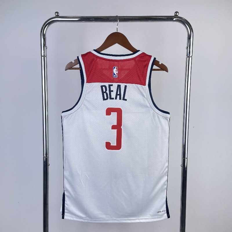 Washington Wizards 22/23 White Basketball Jersey (Hot Press)