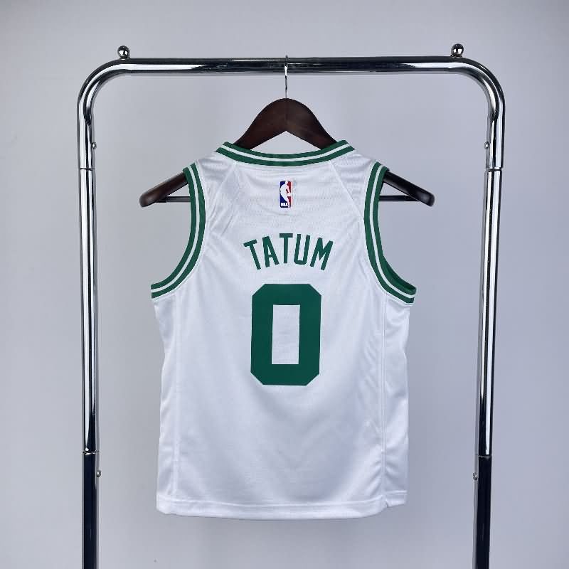 Boston Celtics 22/23 White Youth NBA Jersey (Hot Press)
