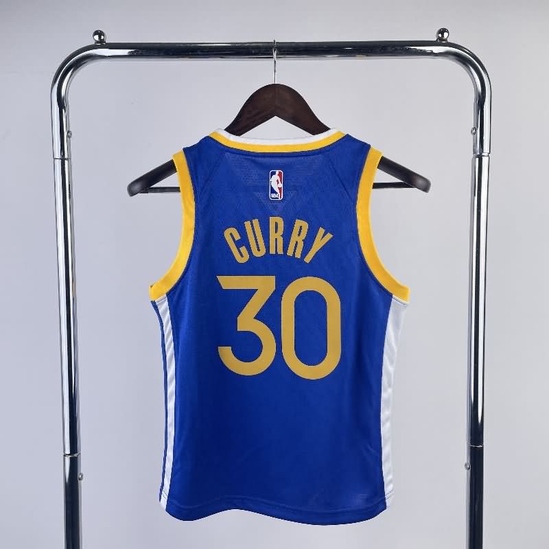 Golden State Warriors 22/23 Blue Youth NBA Jersey (Hot Press)