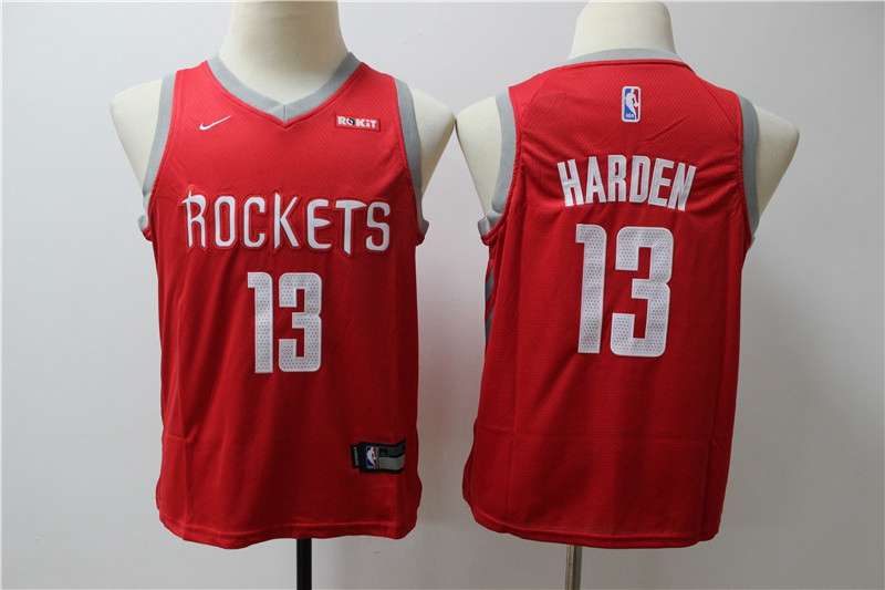 Houston Rockets Red HARDEN #13 Young NBA Jersey (Stitched)