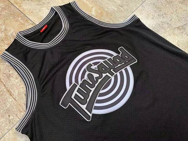 Movie Space Jam Black #23 JORDAN Basketball Jersey (Closely Stitched)