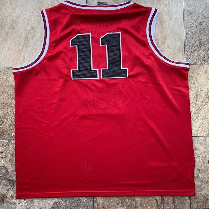 Movie Space Jam #11 Red Basketball Jersey (Closely Stitched)