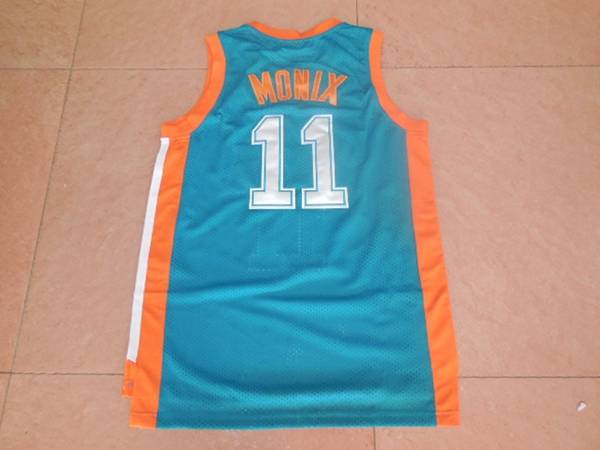 Movie Green #11 MONIX Basketball Jersey (Stitched)