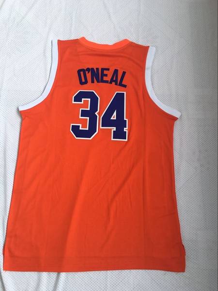 Movie Orange #34 ONEAL Basketball Jersey (Stitched)