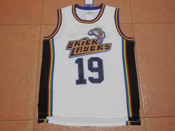 Movie White #19 AALIYAH Basketball Jersey (Stitched)