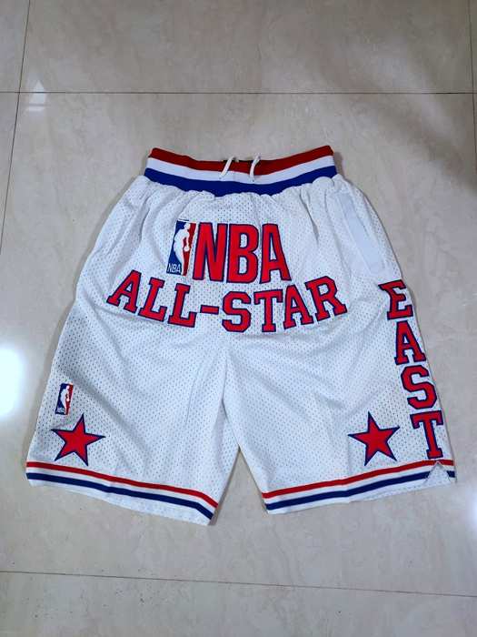 2003 ALL-STAR Just Don White NBA Shorts