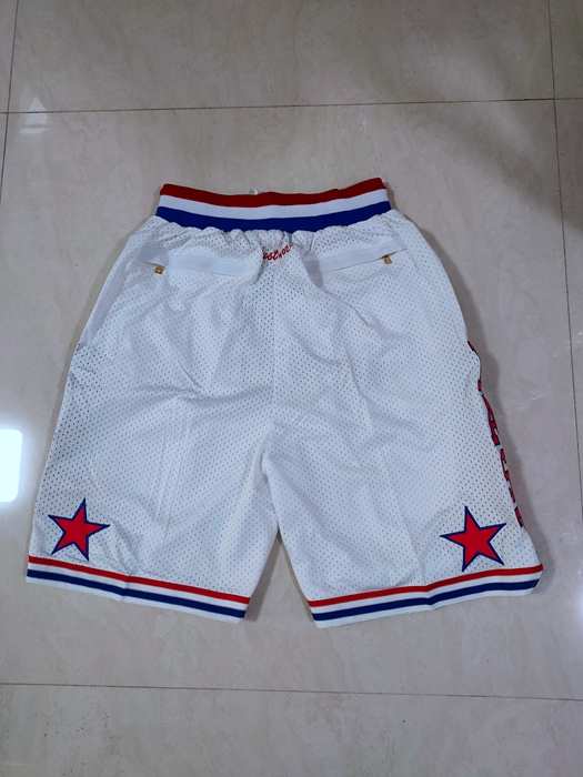 2003 ALL-STAR Just Don White NBA Shorts