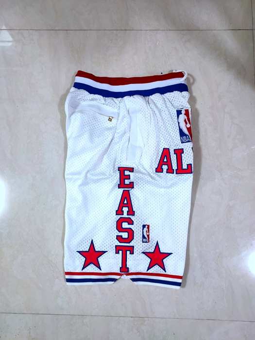2003 ALL-STAR Just Don White NBA Shorts