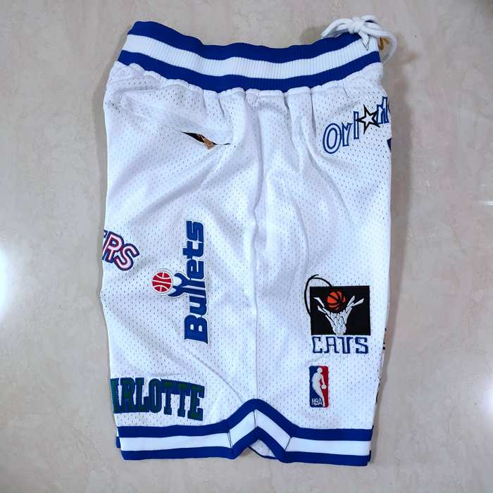 ALL-STAR Just Don White NBA Shorts