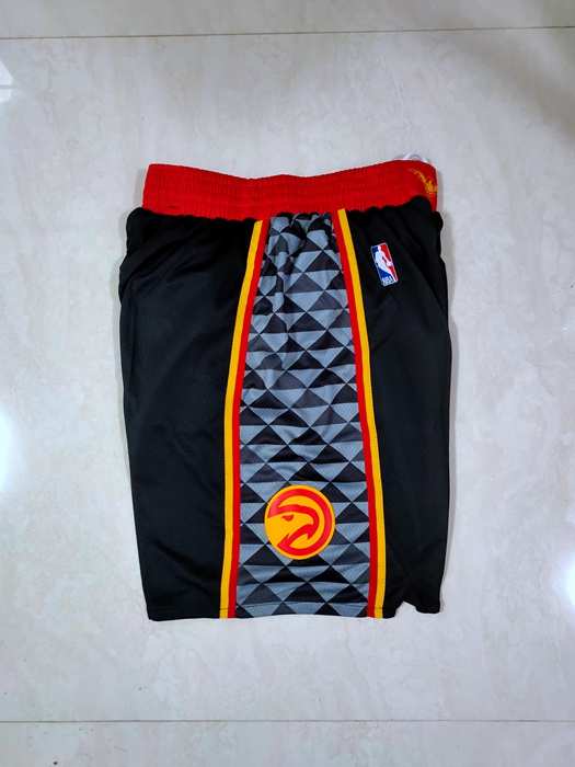 Atlanta Hawks Black NBA Shorts