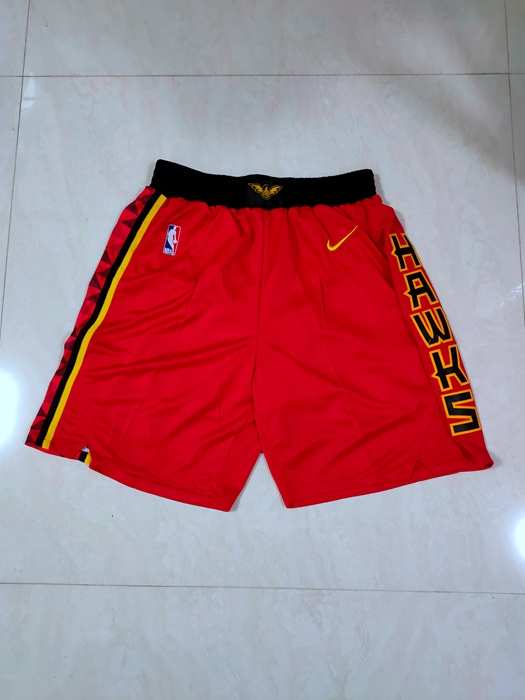 Atlanta Hawks Red NBA Shorts