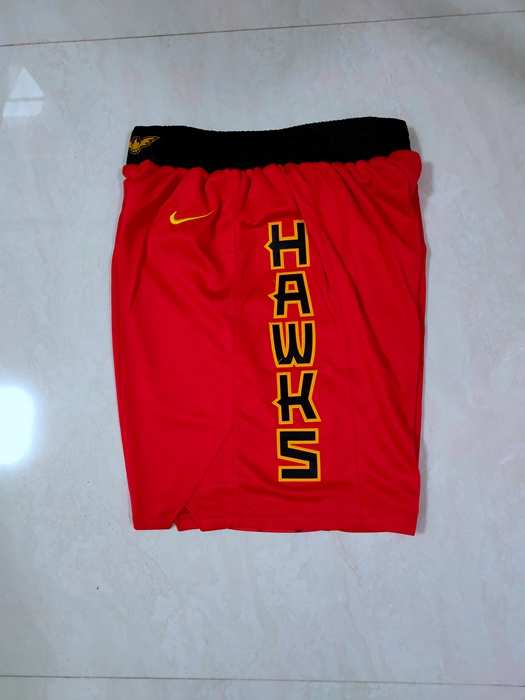 Atlanta Hawks Red NBA Shorts