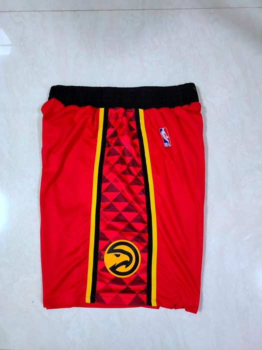 Atlanta Hawks Red NBA Shorts