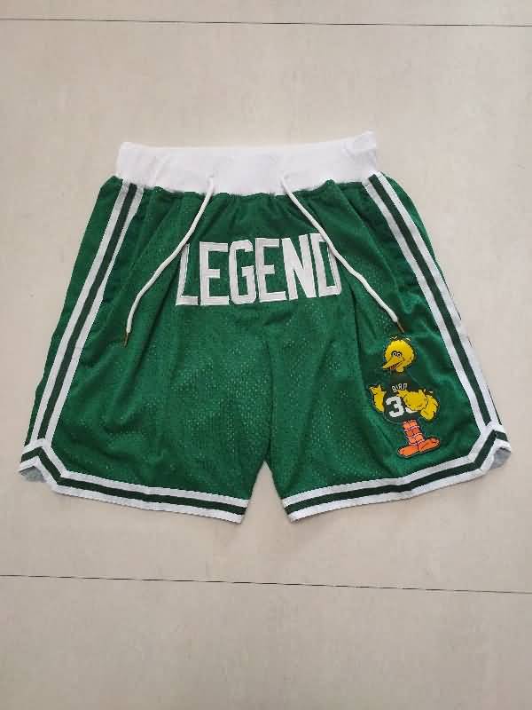 Boston Celtics Just Don Green Basketball Shorts 03