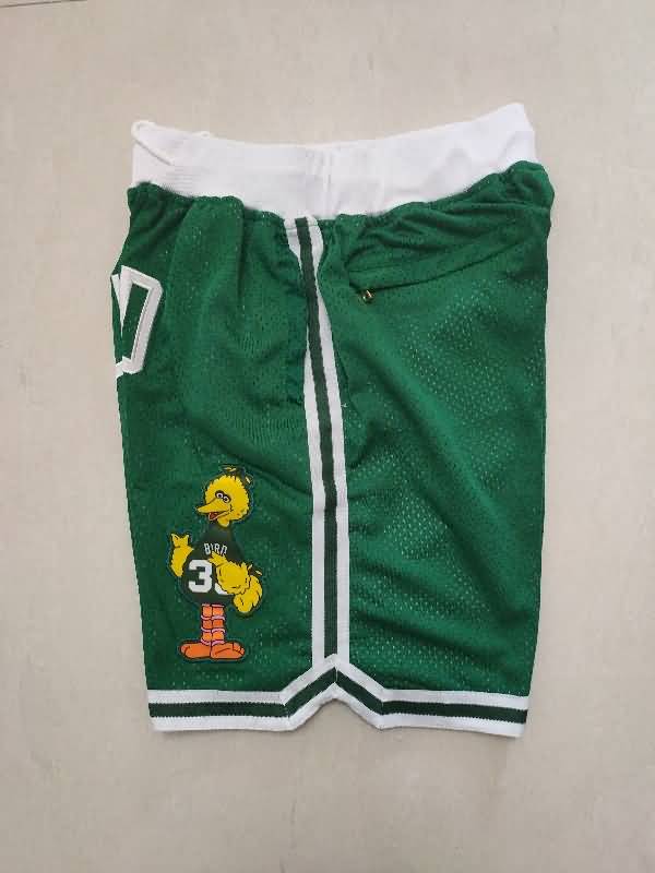 Boston Celtics Just Don Green Basketball Shorts 03