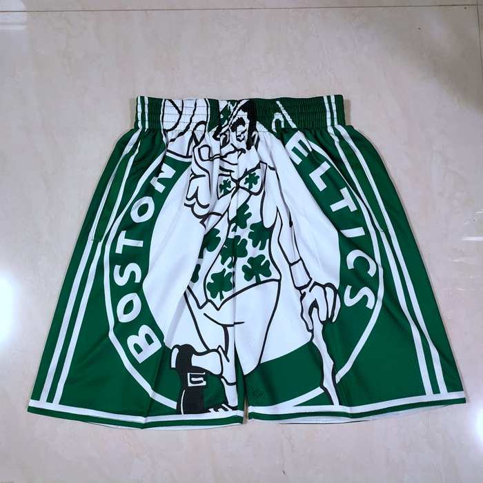 Boston Celtics Mitchell&Ness Green NBA Shorts