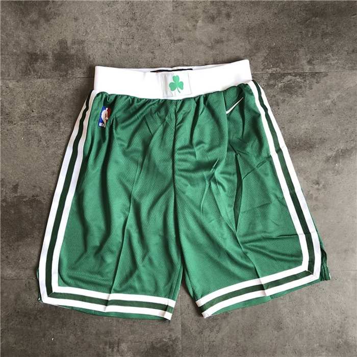 Boston Celtics Green NBA Shorts 02