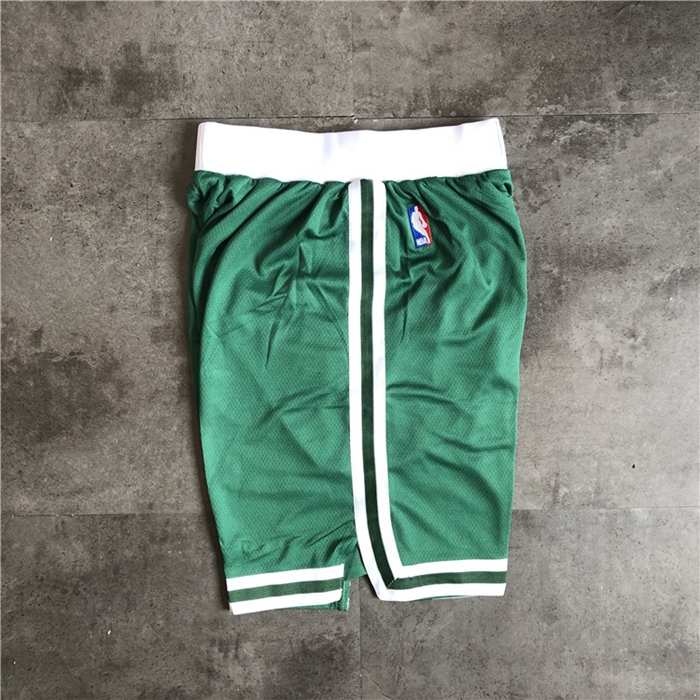 Boston Celtics Green NBA Shorts 02