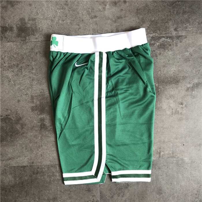 Boston Celtics Green NBA Shorts 02