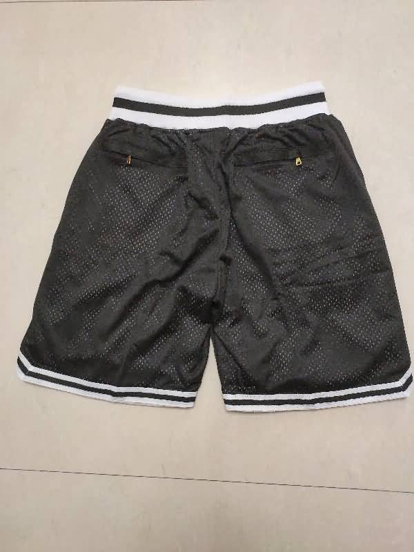 Brooklyn Nets Just Don Black Basketball Shorts 02