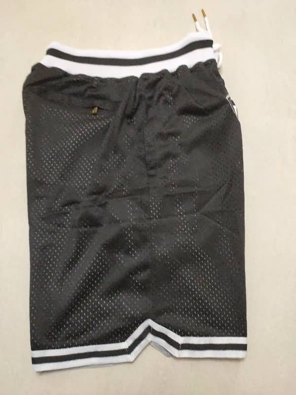 Brooklyn Nets Just Don Black Basketball Shorts 02