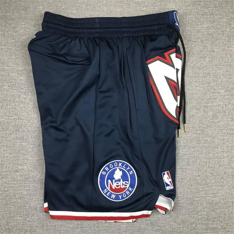 Brooklyn Nets Just Don Dark Blue NBA Shorts