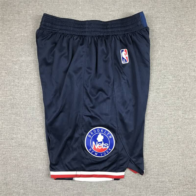 Brooklyn Nets Dark Blue Basketball Shorts