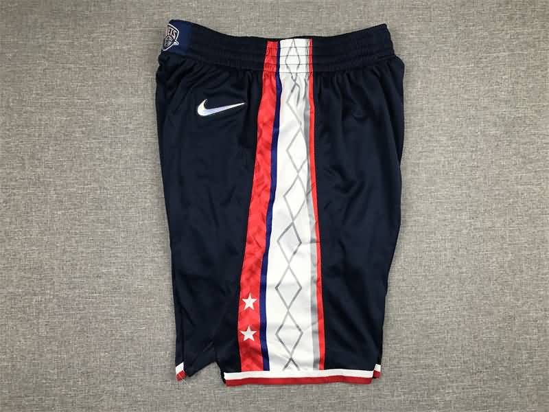 Brooklyn Nets Dark Blue Basketball Shorts