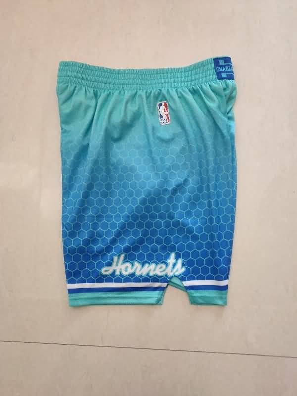 Charlotte Hornets Green Basketball Shorts 02