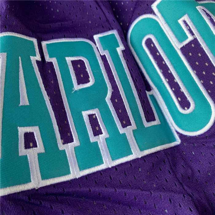 Charlotte Hornets Just Don Purple NBA Shorts