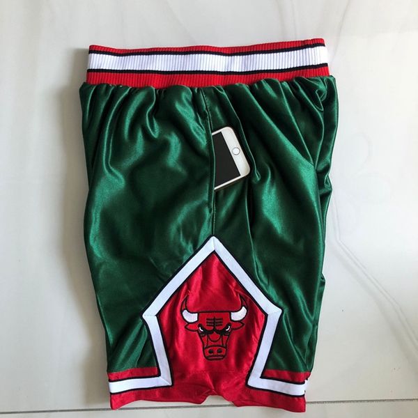 Chicago Bulls Green Mitchell&Ness Basketball Shorts