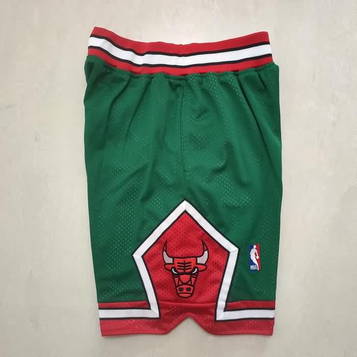 Chicago Bulls Green Basketball Shorts