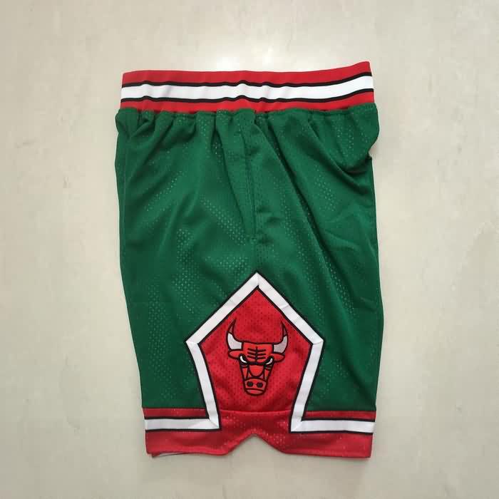 Chicago Bulls Green Basketball Shorts